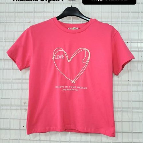 Футболка AMZ (14-17) 08252029 pink (лето) AMZ 08252029 pink