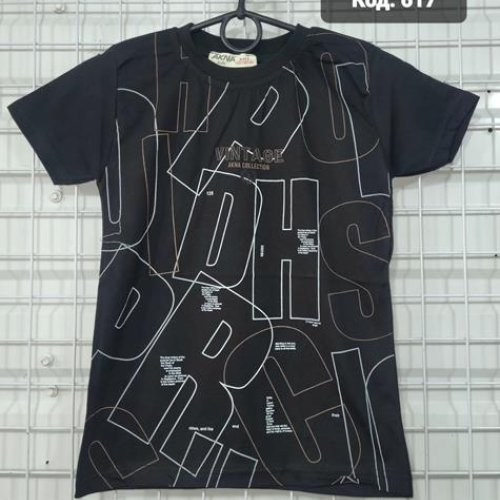 Футболка AMZ (6-10) 617 black (лето) AMZ 617 black