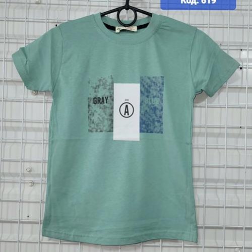 Футболка AMZ (6-10) 619 mint (лето) AMZ 619 mint