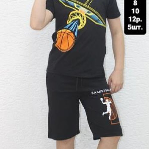 Костюм AMZ (4-12) AZ122 black (лето) AMZ AZ122 black