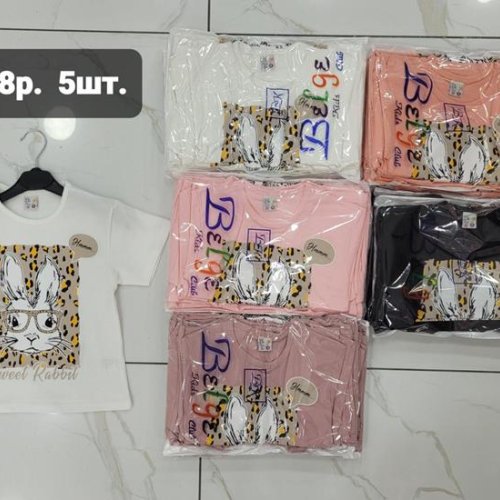 Футболка AMZ (4-8) AZ47 pink (лето) AMZ AZ47 pink
