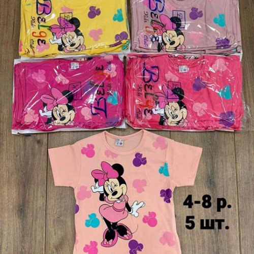 Футболка AMZ (4-8) AZ51 pink (лето) AMZ AZ51 pink