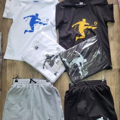 Футболка AMZ (8-12) AZ89 white-blue (лето) AMZ AZ89 white-blue