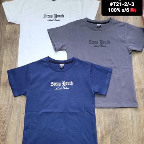 Футболка AMZ (11-15) T21-3 grey (лето) AMZ T21-3 grey