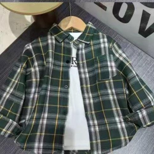 Рубашка Фунтик (5-9) 7727 green (деми) Фунтик 7727 green