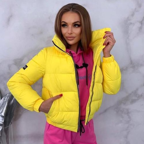 Куртка Modnulya (42-46) 601 yellow (деми) Modnulya 601 yellow