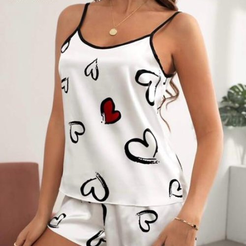Пижама Modnulya (M-3XL) 70267 white (лето) Modnulya 70267 white