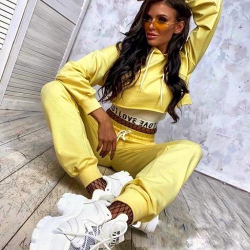 Костюм спорт Modnulya (42-46) N604 yellow (деми) Modnulya N604 yellow