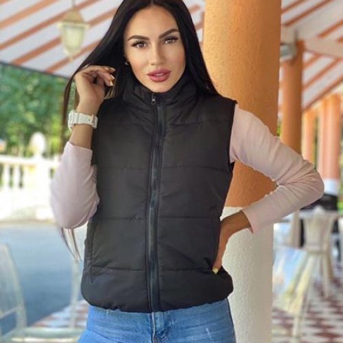Жилетка Modnulya (42-46) N621 black (деми) Modnulya N621 black