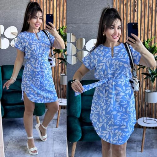 Платье Sofi Cor (42-52) 20-9 l.blue (лето) Sofi Cor 20-9 l.blue