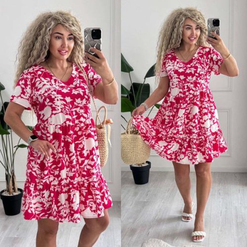 Платье Sofi Cor (42-48) 2086 crimson (лето) Sofi Cor 2086 crimson