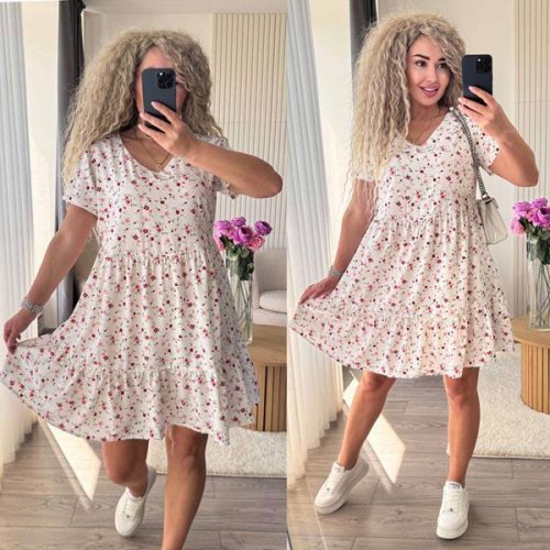 Платье Sofi Cor (42-48) 2086 white (лето) Sofi Cor 2086 white