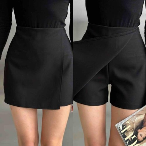 Юбка-шорты Sofi Cor (42-48) 9027 black (лето) Sofi Cor 9027 black