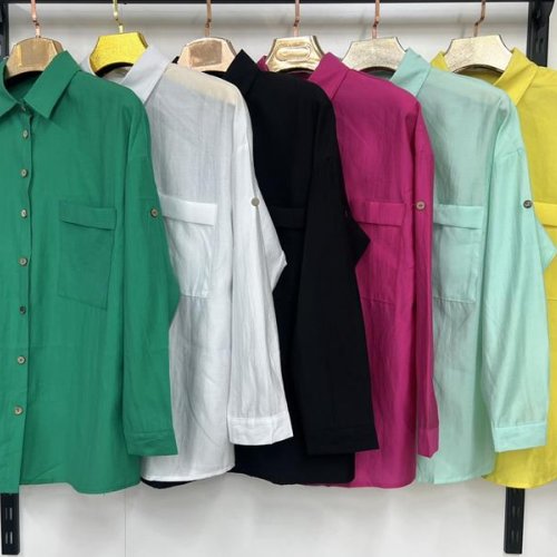 Рубашка Yafeier (S-XL) 17052407 yellow (деми) Yafeier 17052407 yellow