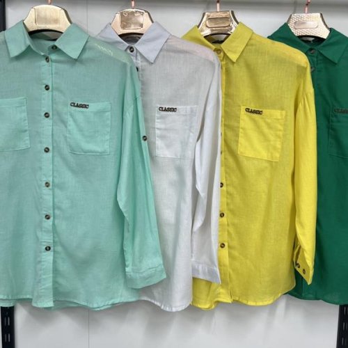 Рубашка Yafeier (S-XL) 18552277 yellow (деми) Yafeier 18552277 yellow