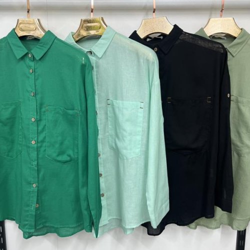 Рубашка Yafeier (S-XL) 18552283 d.green (деми) Yafeier 18552283 d.green