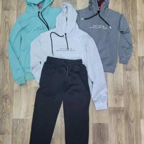 Костюм спорт AMZ (8-12) 210-2 l.grey (деми) AMZ 210-2 l.grey