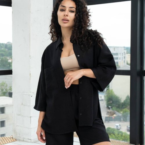 Костюм Sinevir (S-XL) A27 black (лето) Sinevir A27 black