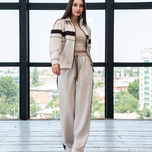 Костюм спорт AZNA (S-XL) Д148 beige (деми) AZNA Д148 beige