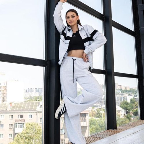Костюм спорт AZNA (S-XL) Д148 l.grey (деми) AZNA Д148 l.grey