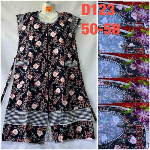Халат HomeWear (50-58) D123 mix (лето) HomeWear D123 mix