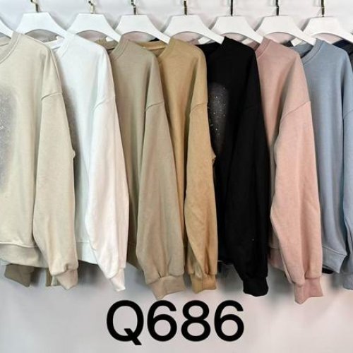 Свитер KissMe (L-4XL) Q686 mix (деми) KissMe Q686 mix