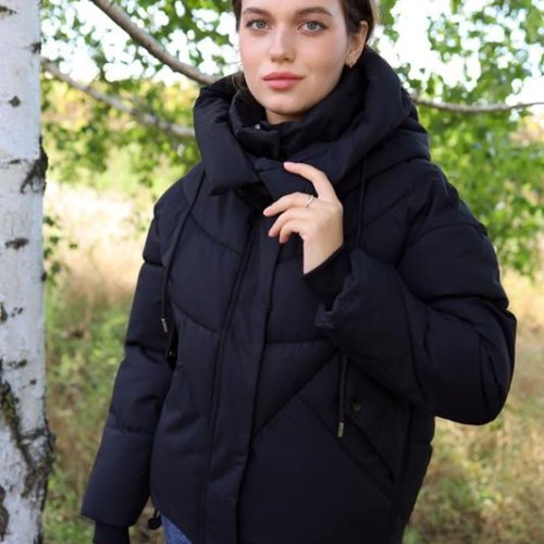 Куртка Monarlir (S-2XL) 9105-1 black (зима) Monarlir 9105-1 black