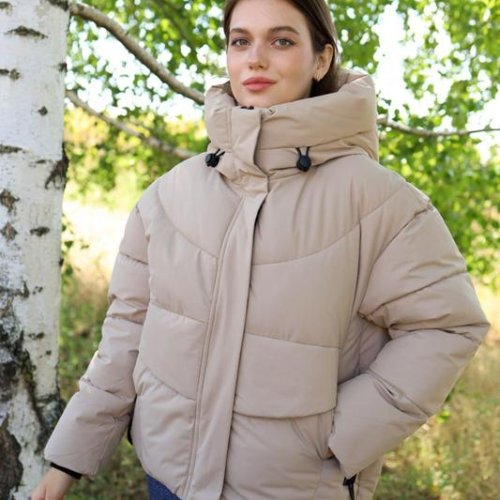 Куртка Monarlir (46-54) 9117-11 beige (зима) Monarlir 9117-11 beige