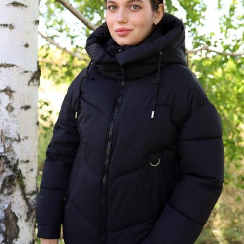 Куртка Monarlir (S-2XL) 9130-1 black (зима) Monarlir 9130-1 black
