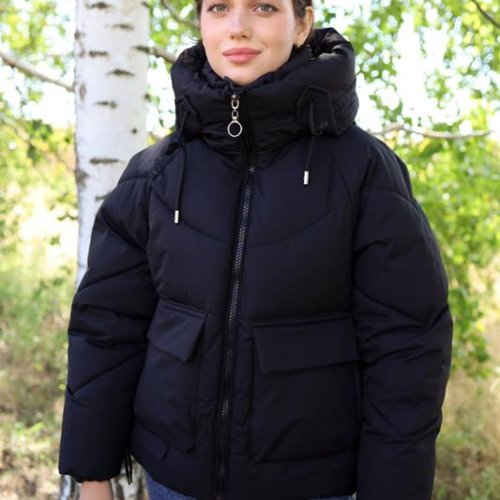 Куртка Monarlir (S-2XL) 9131-1 black (зима) Monarlir 9131-1 black