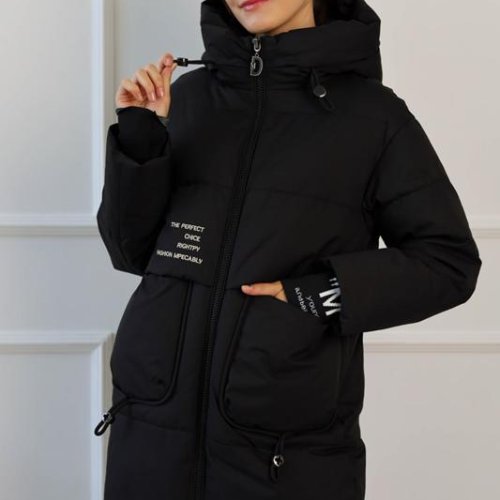 Куртка Monarlir (42-48) 601-1 black (зима) Monarlir 601-1 black