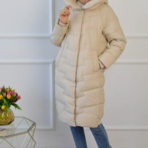 Куртка Monarlir (S-2XL) 610-22 beige (зима) Monarlir 610-22 beige