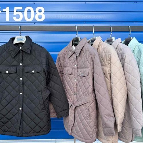 Куртка Oukali (M-2XL) 1508 brown (деми) Oukali 1508 brown