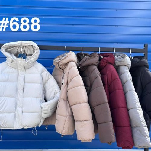 Куртка Oukali (M-2XL) 688 grey (деми) Oukali 688 grey