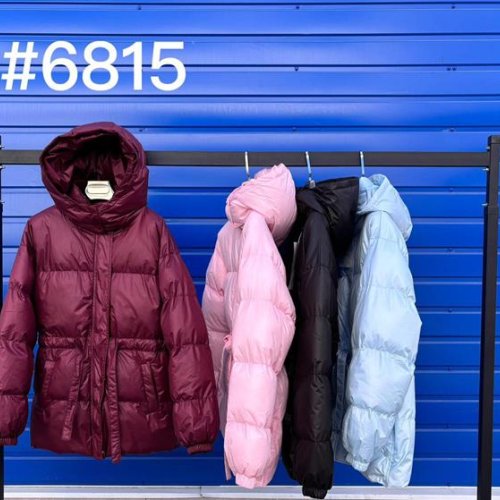 Куртка Oukali (M-XL) 6815 pink (деми) Oukali 6815 pink