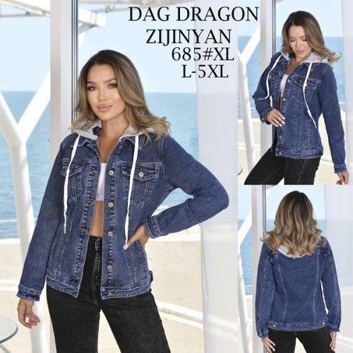 Куртка Zijinyan (L-5XL) 685 blue (деми) Zijinyan 685 blue