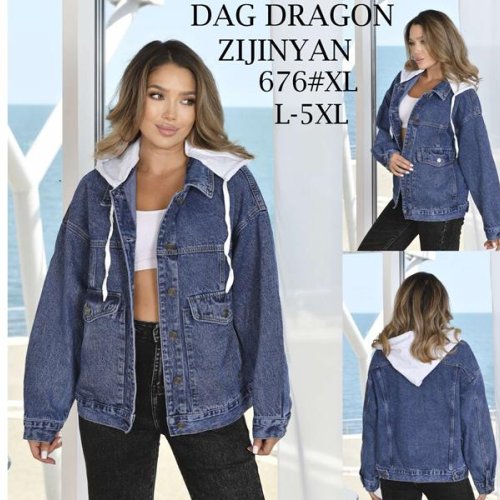 Куртка Zijinyan (L-5XL) 676 blue (деми) Zijinyan 676 blue