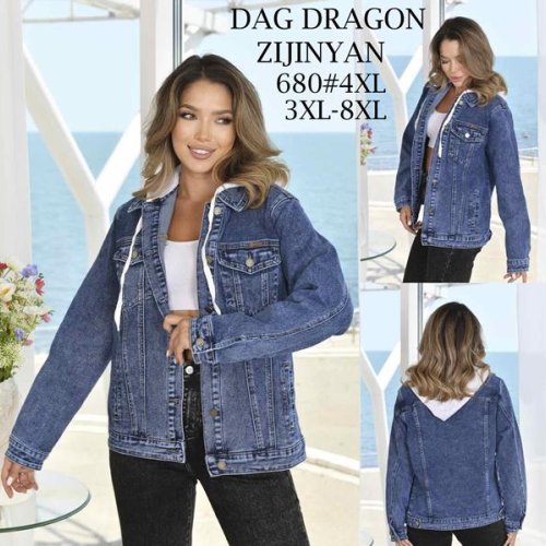 Куртка Zijinyan (3XL-8XL) 680 blue (деми) Zijinyan 680 blue
