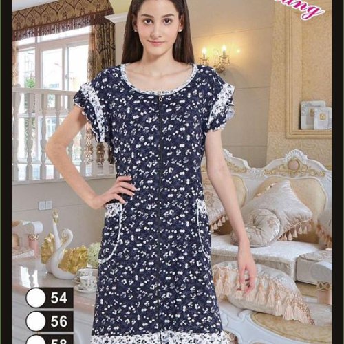 Халат Vanda (54-62) 163 navy (лето) Vanda 163 navy