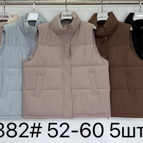 Жилетка Yafeier (52-60) 382 l.beige (деми) Yafeier 382 l.beige