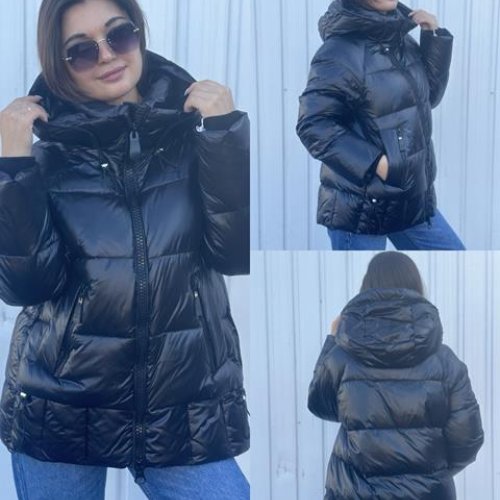 Пуховик Yafeier (S-2XL) 530 black (зима) Yafeier 530 black