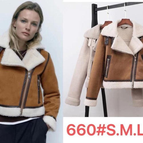 Дубленка Yafeier (S-L) 660 l.beige (зима) Yafeier 660 l.beige