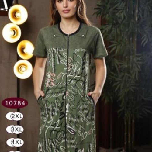 Халат Romeo life (50-56) 10784 green (лето) Romeo life 10784 green