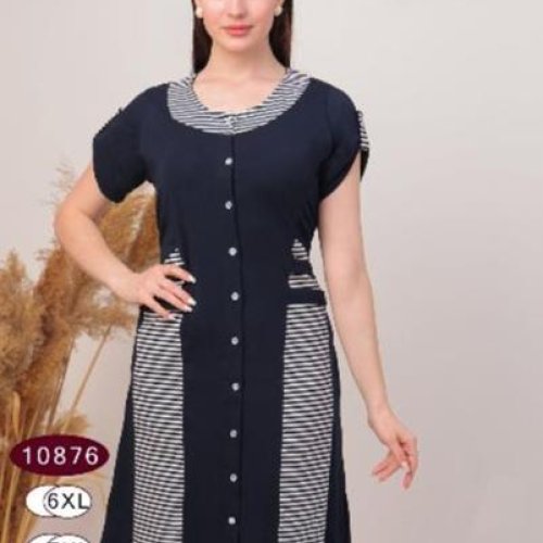 Халат Romeo life (60-66) 10876 navy (лето) Romeo life 10876 navy