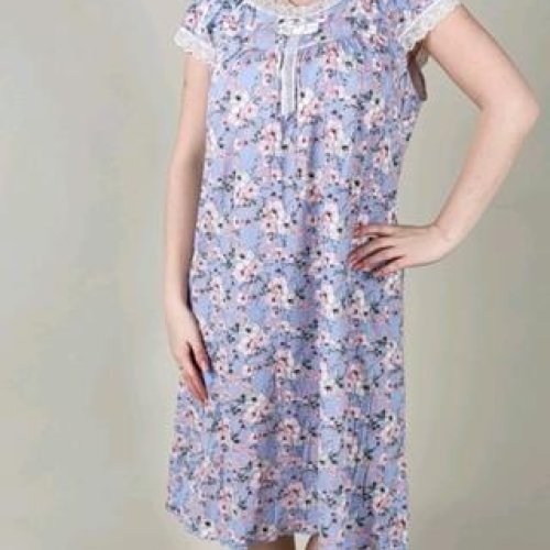 Ночнушка Romeo life (50-56) 2618 l.blue (лето) Romeo life 2618 l.blue