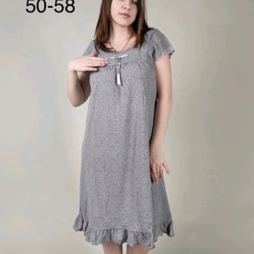 Ночнушка Romeo life (50-58) 300001 grey (лето) Romeo life 300001 grey