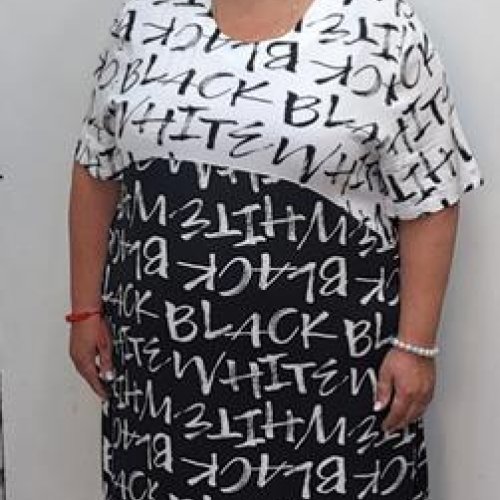 Платье Romeo life (52-60) 7075 black (лето) Romeo life 7075 black