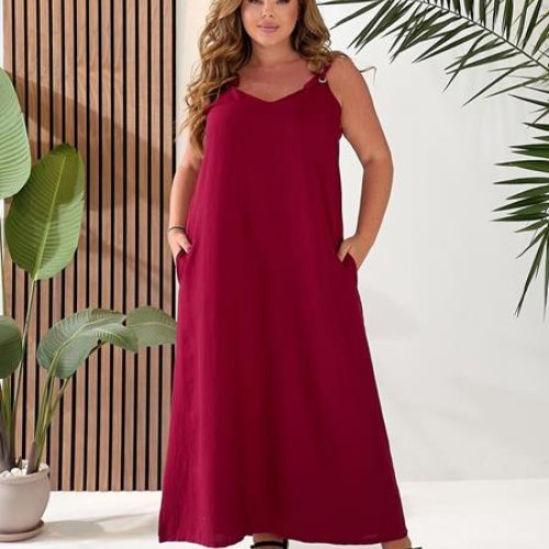 Сарафан Romeo life (46-56) RL576 wine (лето) Romeo life RL576 wine