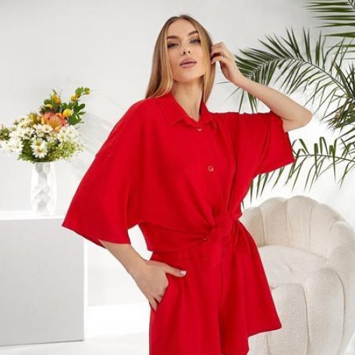 Костюм Arina (42-48) 2414 red (лето) Arina 2414 red