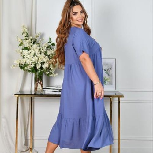 Платье Arina (42-48) 3039 blue (лето) Arina 3039 blue